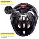 Casco de Bicicleta para Adultos BKS MTB H360 (Negro-Azul)
