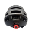 Casco de Bicicleta para Adultos BKS MTB H360 (Negro-Gris)