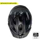 Casco de Bicicleta para Adultos BKS MTB H360 (Negro-Gris)