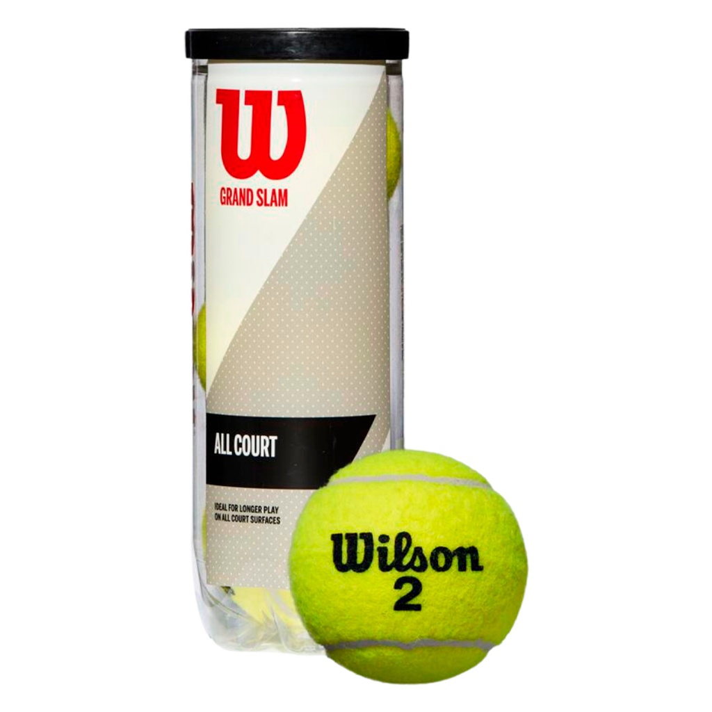 Combo Pelotas de Tenis Wilson Grand Slam Tarro 3P X 6T