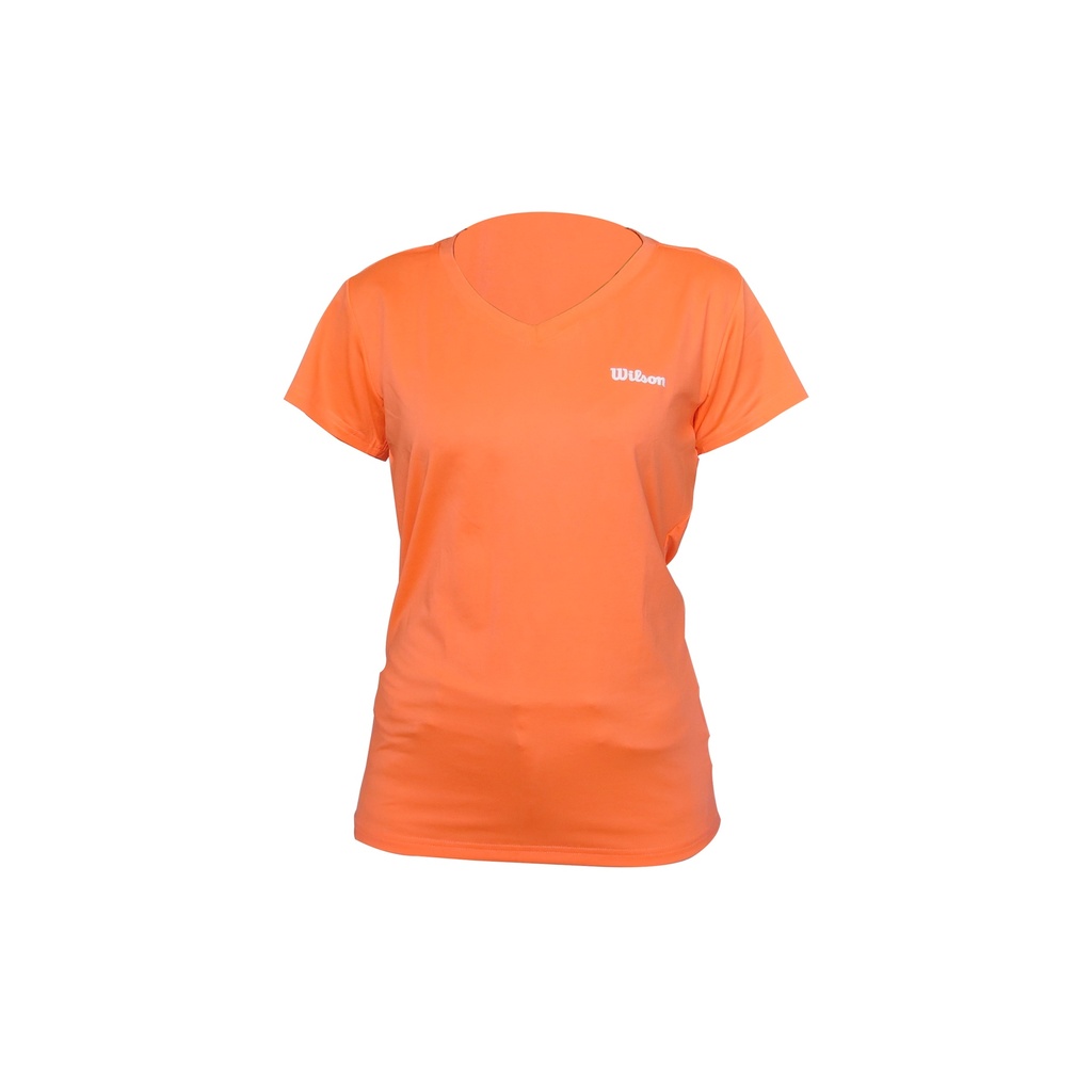 Playera Wilson Cuello V Ultra Dama 59003 Coral