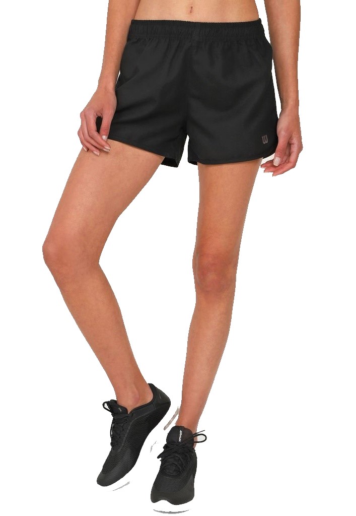 Pantaloneta Short Wilson Microfibra Dama 79329 Negro