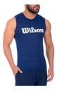 Playera Wilson Polyspun Caballero Marino