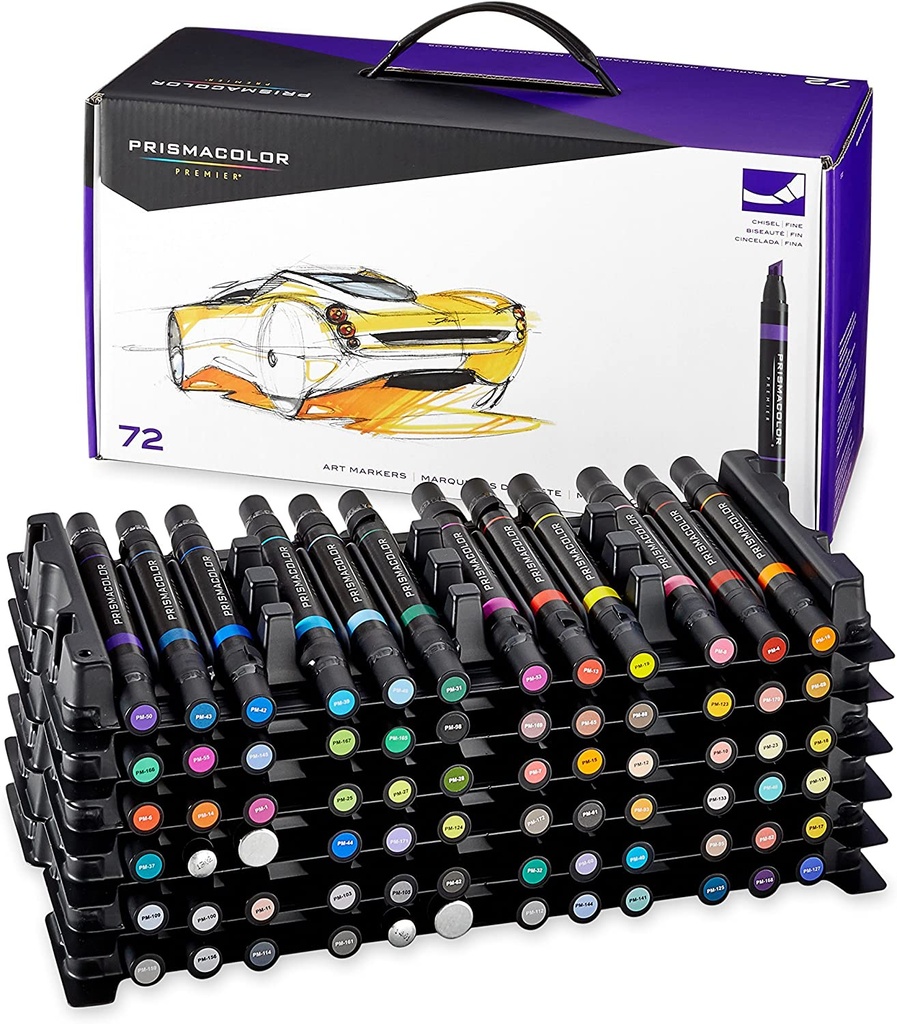 Set de 72 Marcadores Prismacolor Doble Punta Surtido