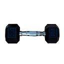 Mancuerna Pesa GYM Hex Encauchetada (25 lb) K6