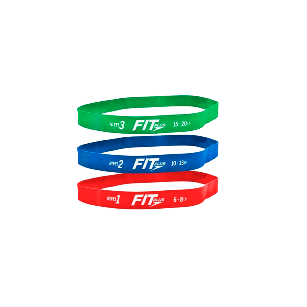 [39820] Set de Bandas Cerradas Fitplus (3 unds)