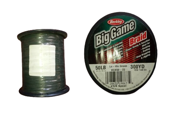 Línea de pesca Berkley Big Game Braid BGB50-22(1122465)