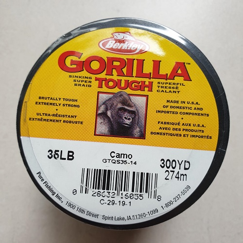 Línea de pesca Berkley Gorilla Tough Camo GTQS35-14 (1097106)