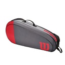 Bolso de Tenis Wilson Team 3 Pk Rojo/Gris