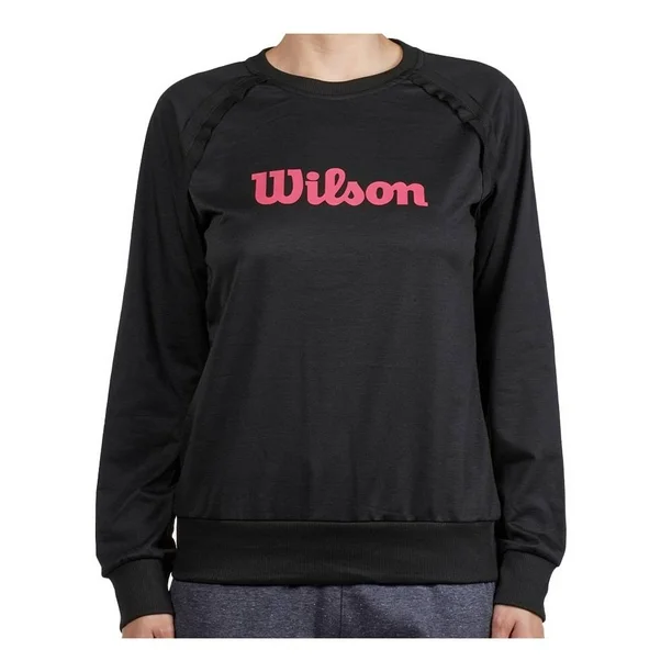 Sudadera Wilson con Cierre French Terry Dama 98518 Negro