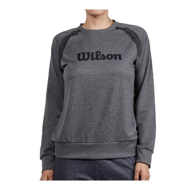Sudadera Wilson con Cierre French Terry Dama 98518 Gris