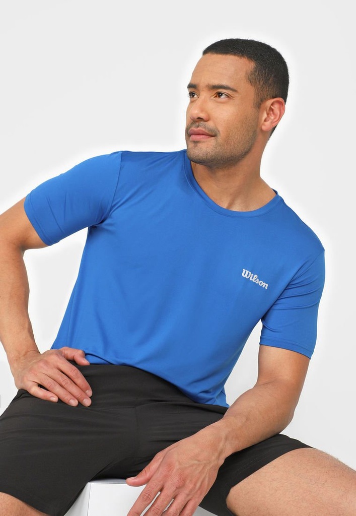 Camiseta Wilson Ultra Light Cuello Redondo Caballero 59034 Azul Rey