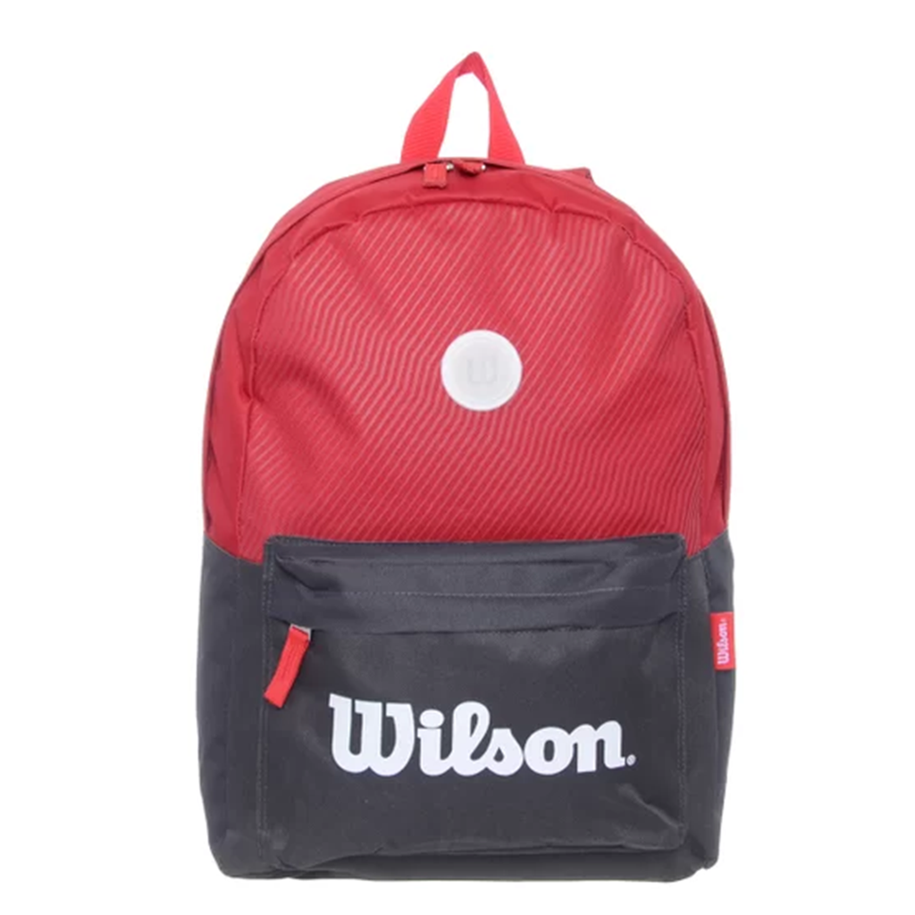 [65.10204RE] Morral Mochila Wilson Unity Escolar Unisex (ROJO)