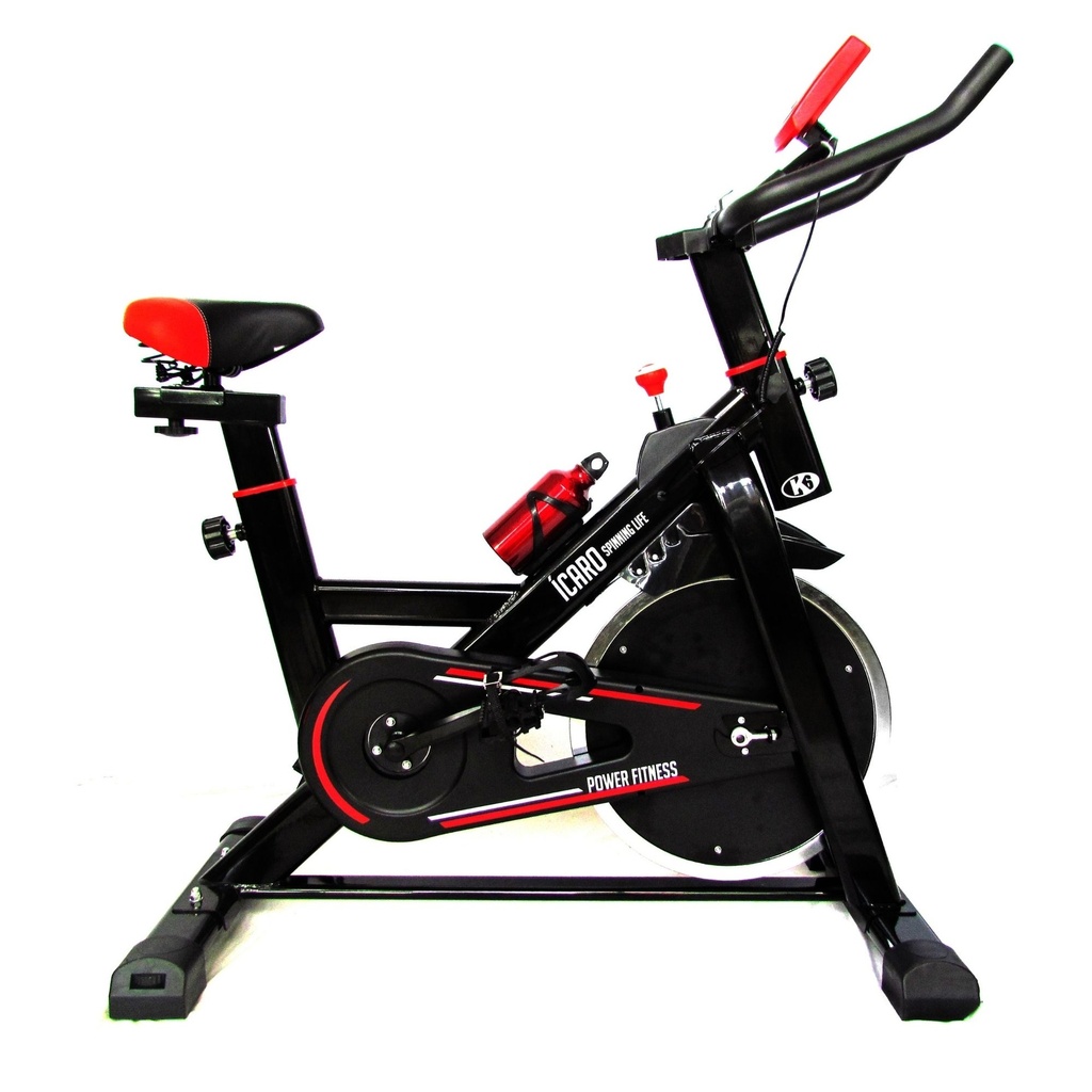 Combo Bicicleta de Spinning Icaro K6 13 kg + Toalla de Microfibra K6 Individual