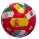 Balón De Fútbol No.5 Banderas Mundial