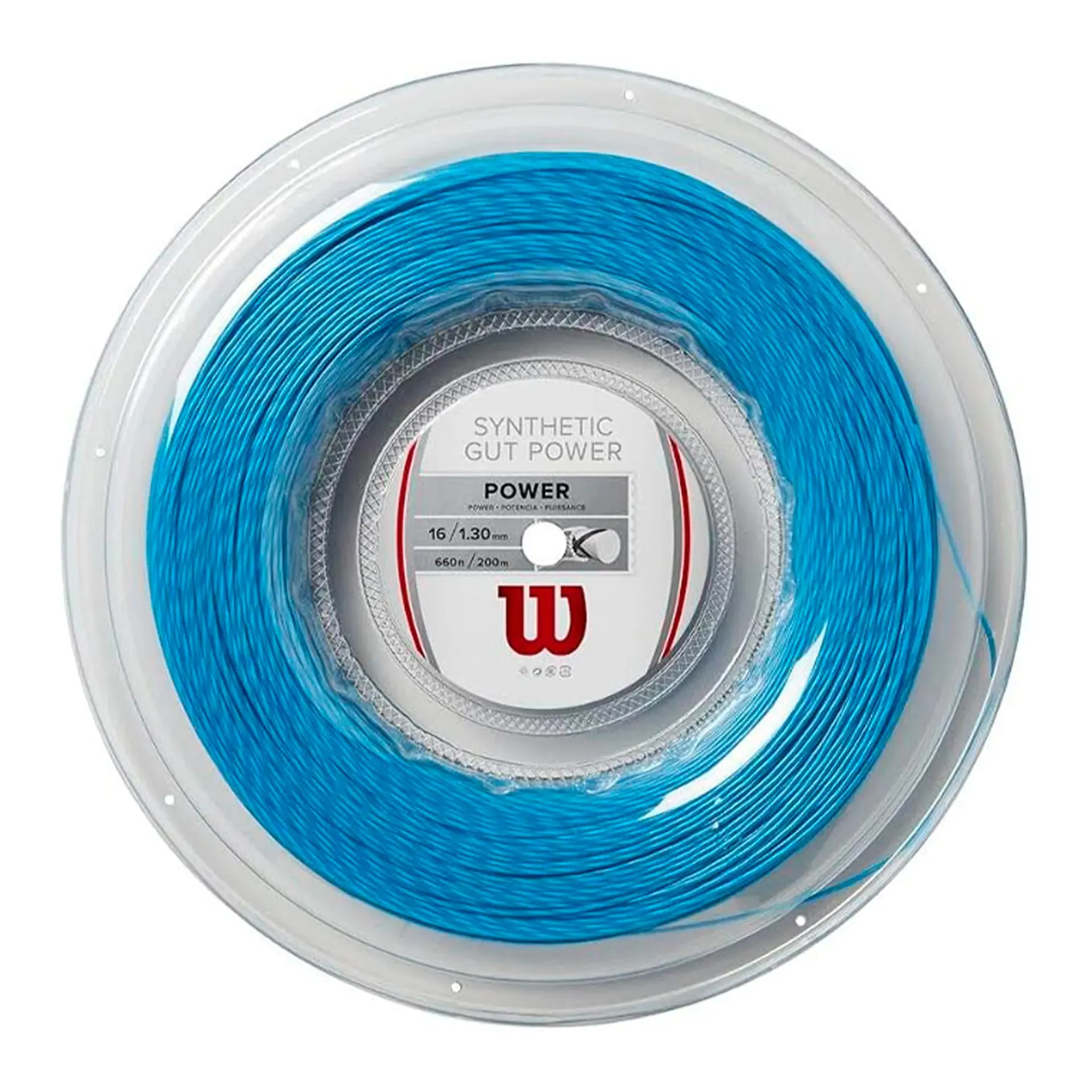 Cuerda para Raquetas Wilson Synthetic Gut Power 16 Rollo 200m