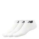 NO USAR Media Corta New Balance Unisex 3 Pack Blanco