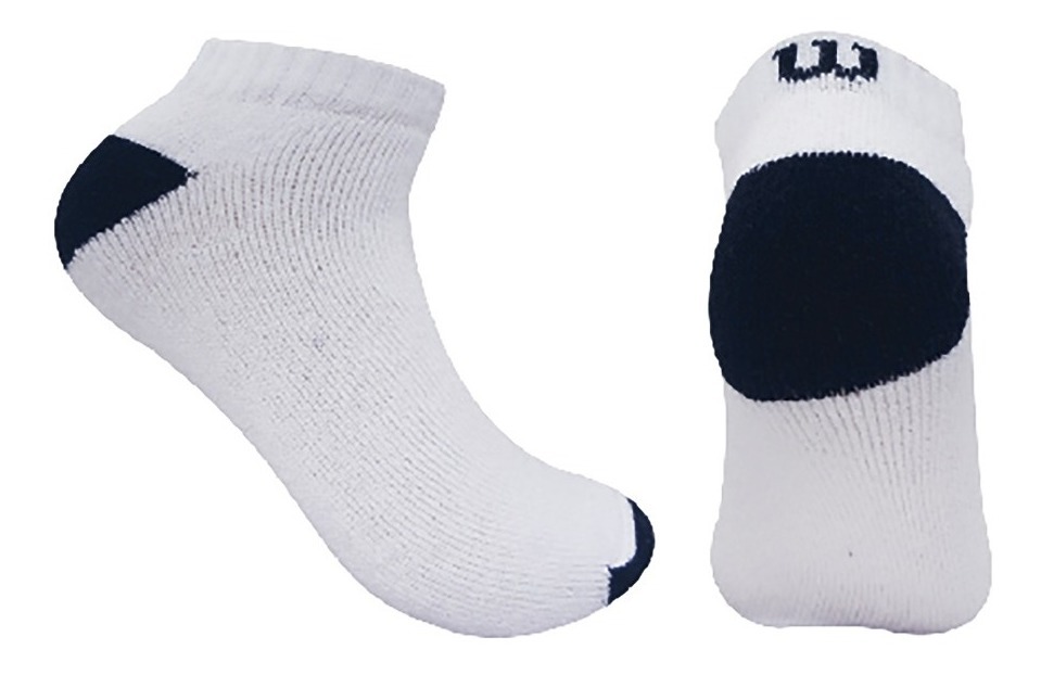 Medias tobillera de fibra sintetica Wilson Unisex X3 Unitalla