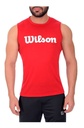 Playera Wilson Polyspun Caballero 85916 Rojo
