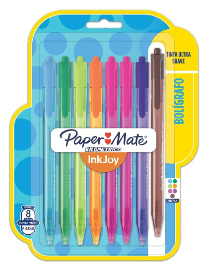 Bolígrafo Kilometrico Paper Mate Surtido Tx8