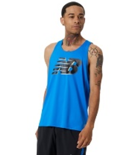 Camiseta de hombre New Balance Graphic Accelerate Azul Rey (bulto x 8 und)