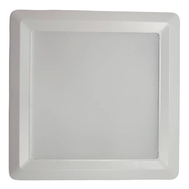 Panel Wellmax Cuadrado 36W Led Samsung Superficial 100 240V Diametro Luz Cálida A98