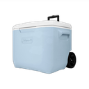 NO USAR Cava Coleman 60 QT Ruedas Azul Claro 