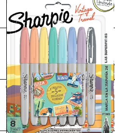 Marcadores Sharpie Vitage TX8 Surtidos