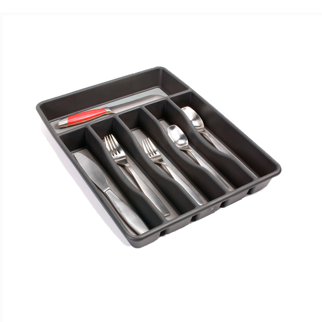 Organizador de cubiertos Antideslizante Rubbermaid Negro