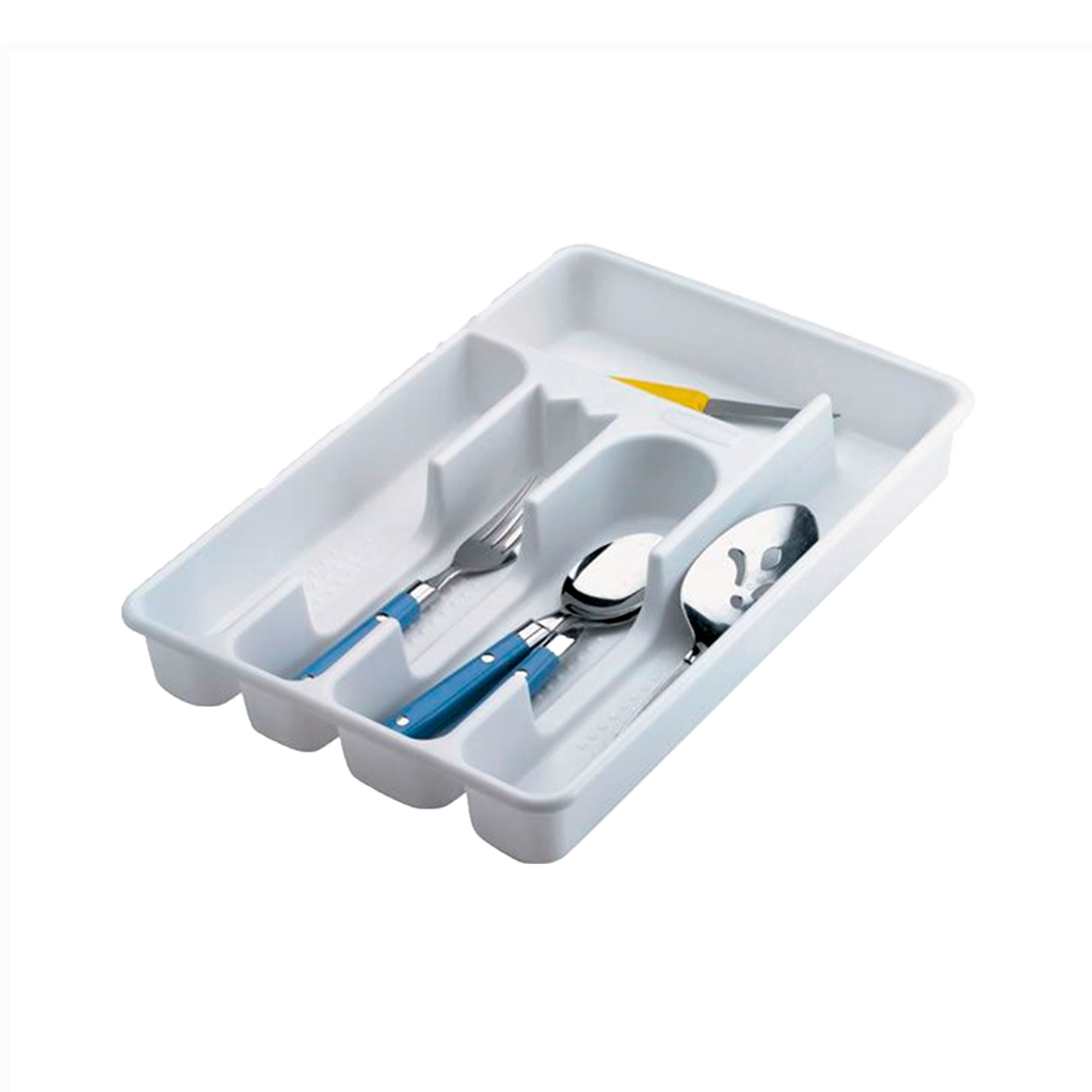 Organizador de cubiertos pequeño Rubbermaid Blanco