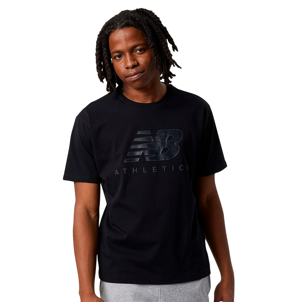 Franela de Hombre New Balance Athletics Graphic Logo Negra
