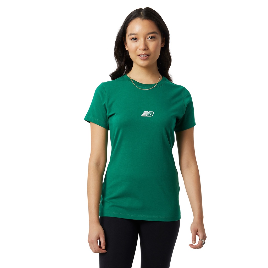 Camiseta de Mujer New Balance Essentials Verde