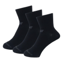 Medias Altas New Balance Performance Cotton Flat Knit Ankle 3 Pack Negro