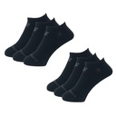 Medias Cortas New Balance Performance Cottom Flat Knit No Show 6 Pack Negro