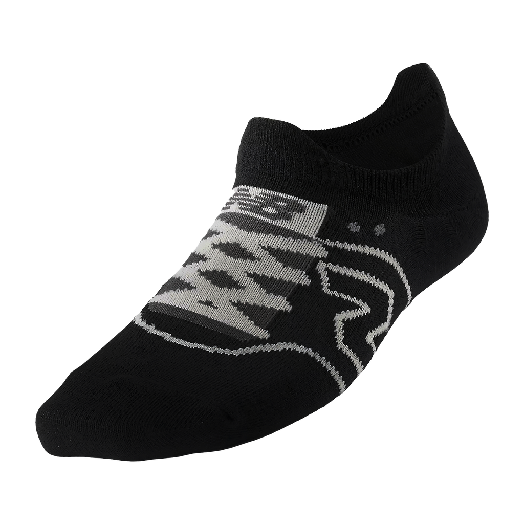 [LAS82221-BK-L] Medias Cortas New Balance Sneaker No Show Negra (L)