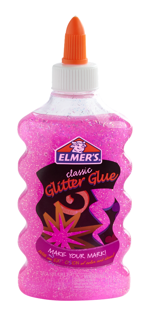Pega Elmer's Glitter Pink 18PK/100 6oz