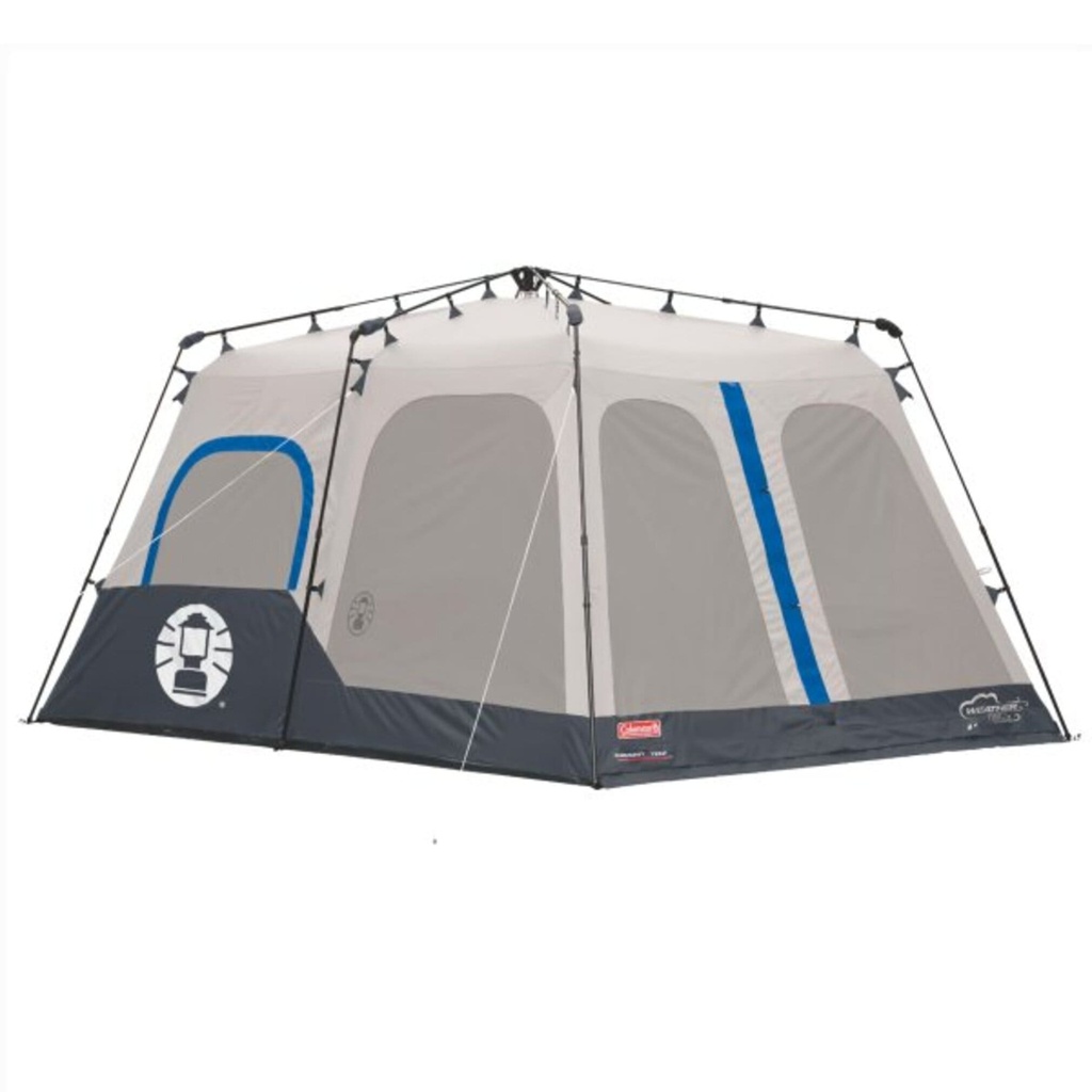 Carpa Coleman Instantánea 8 personas Gris con Azul Rey