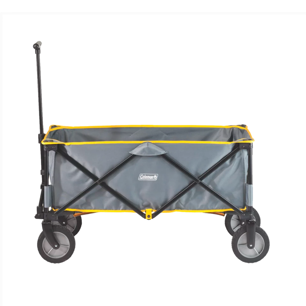 Carrito Playero Coleman cuatro ruedas Gris/Amarillo