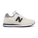 Zapato de Niña New Balance 574 Blanco/Negro
