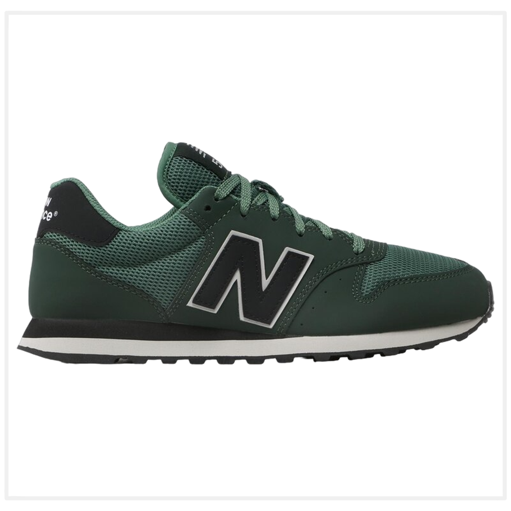 Zapato de Hombre New Balance 500 Verde/Negro