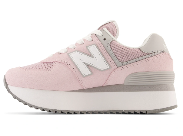 Zapato Lifestyle Mujer New Balance 574 Plataforma Rosado Claro (12 pares)