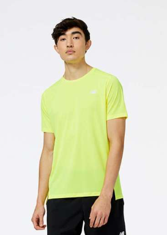 Camiseta manga corta New Balance Accelerate Amarillo (8 unidades)