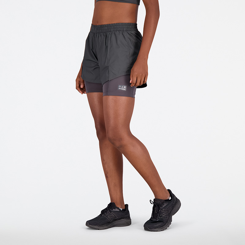 Short 3 pulgadas 2 en 1 Mujer New Balance Impact Run AT