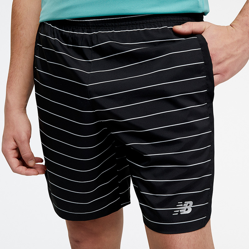 Short 7 pulgadas New Balance Accelerate Printed Negro (8 unidades)