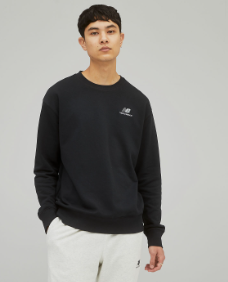 Sueter Unisex New Balance Uni-ssentials French Terry Negro (8 unidades)