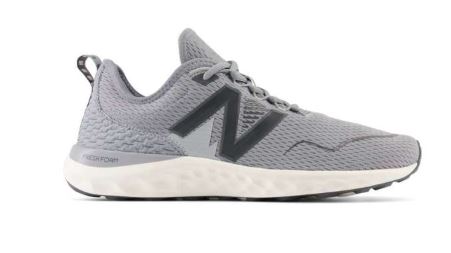 [MSPTLG4-D-10.5] Zapato Running New Balance SPORT (Gris y Negro, 10.5)