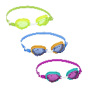 Lentes de Natación Infantiles Bestway Aqua Burst Essential 3 Pack