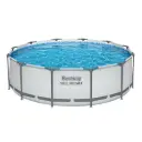 Piscina Redonda Armable Bestway Steel Pro MAX 3.66m x 1.00m con Bomba de filtración (110-120 V)