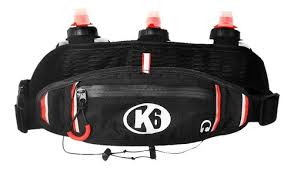 Cinturón de Correr K6 con 3 Botellas