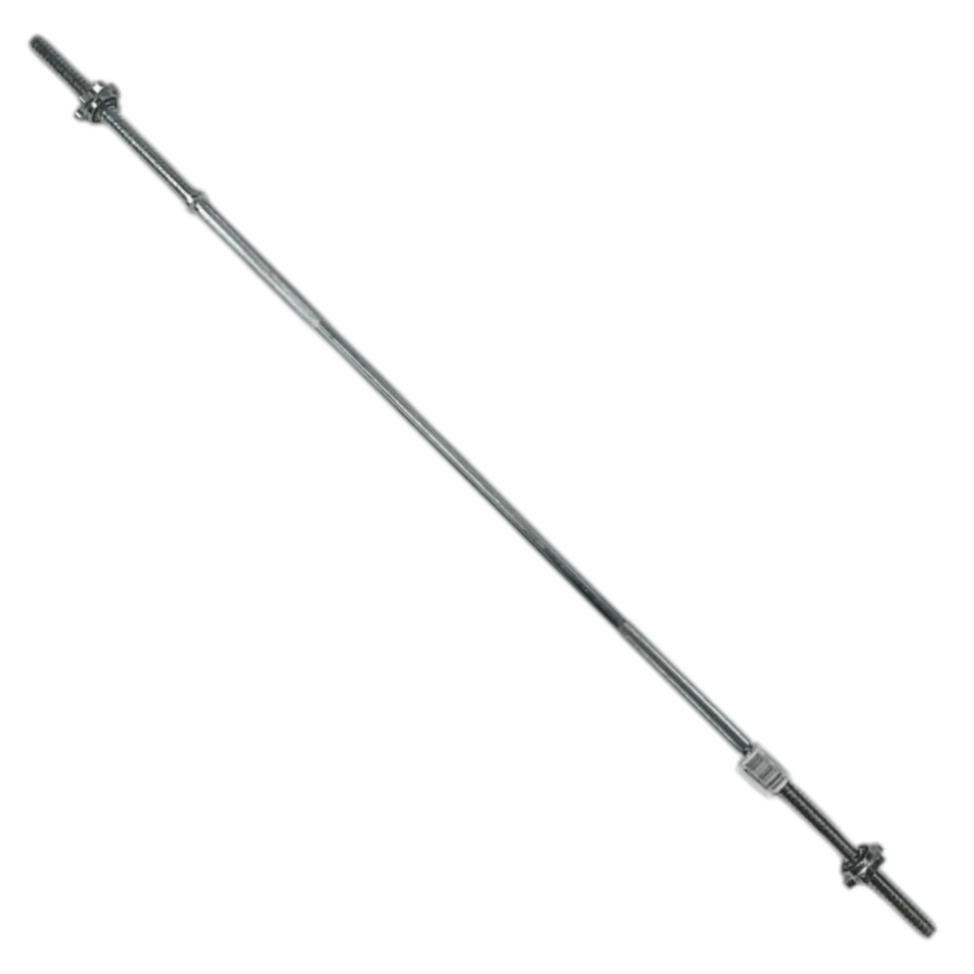Barra cromada estandar para pesas K6 recta con rosca de 150 cm